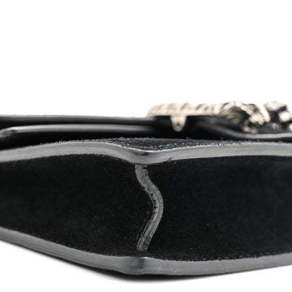 Gucci Suede Super Mini Dionysus Shoulder Bag Black 8 of 11
