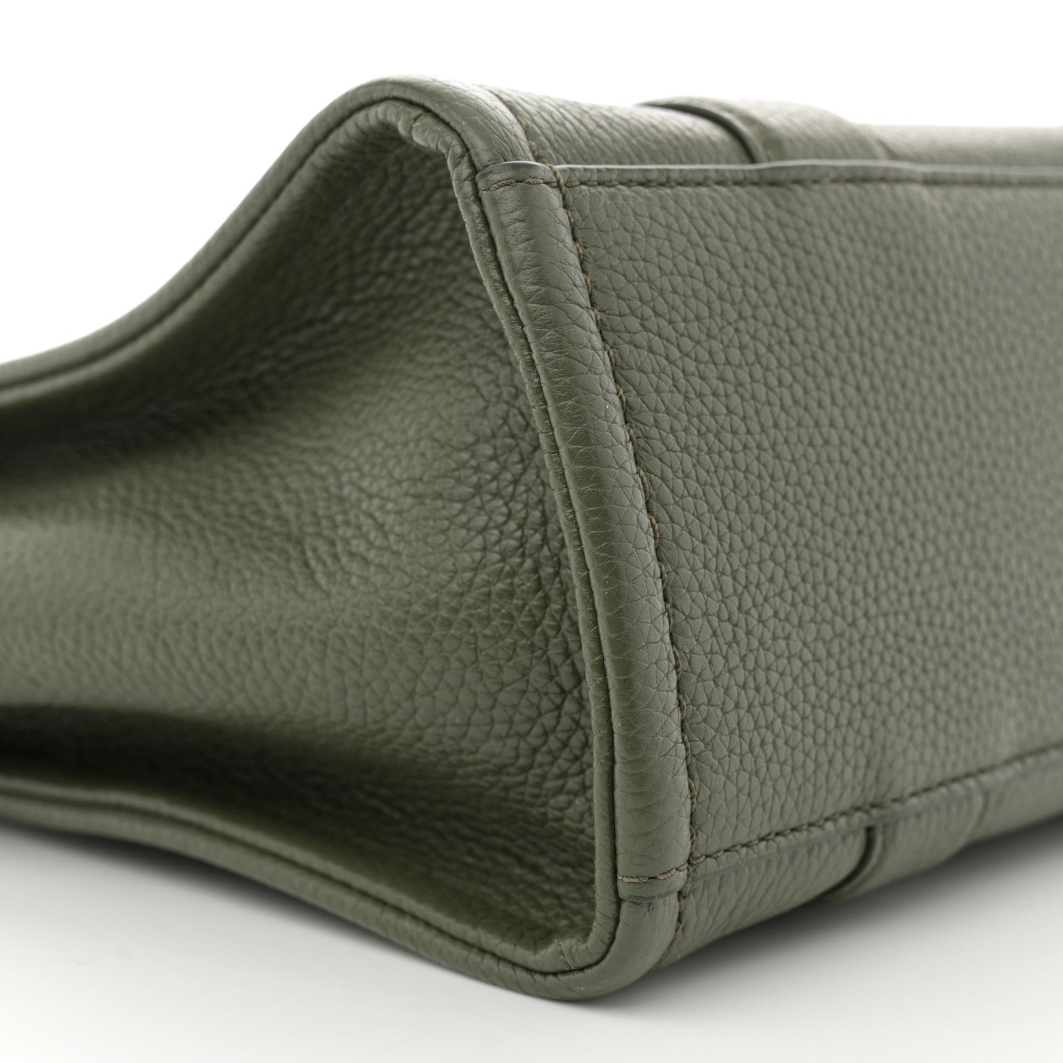 Marc Jacobs Grained Calfskin Small The Tote Bag Bronze Green 9 of 10