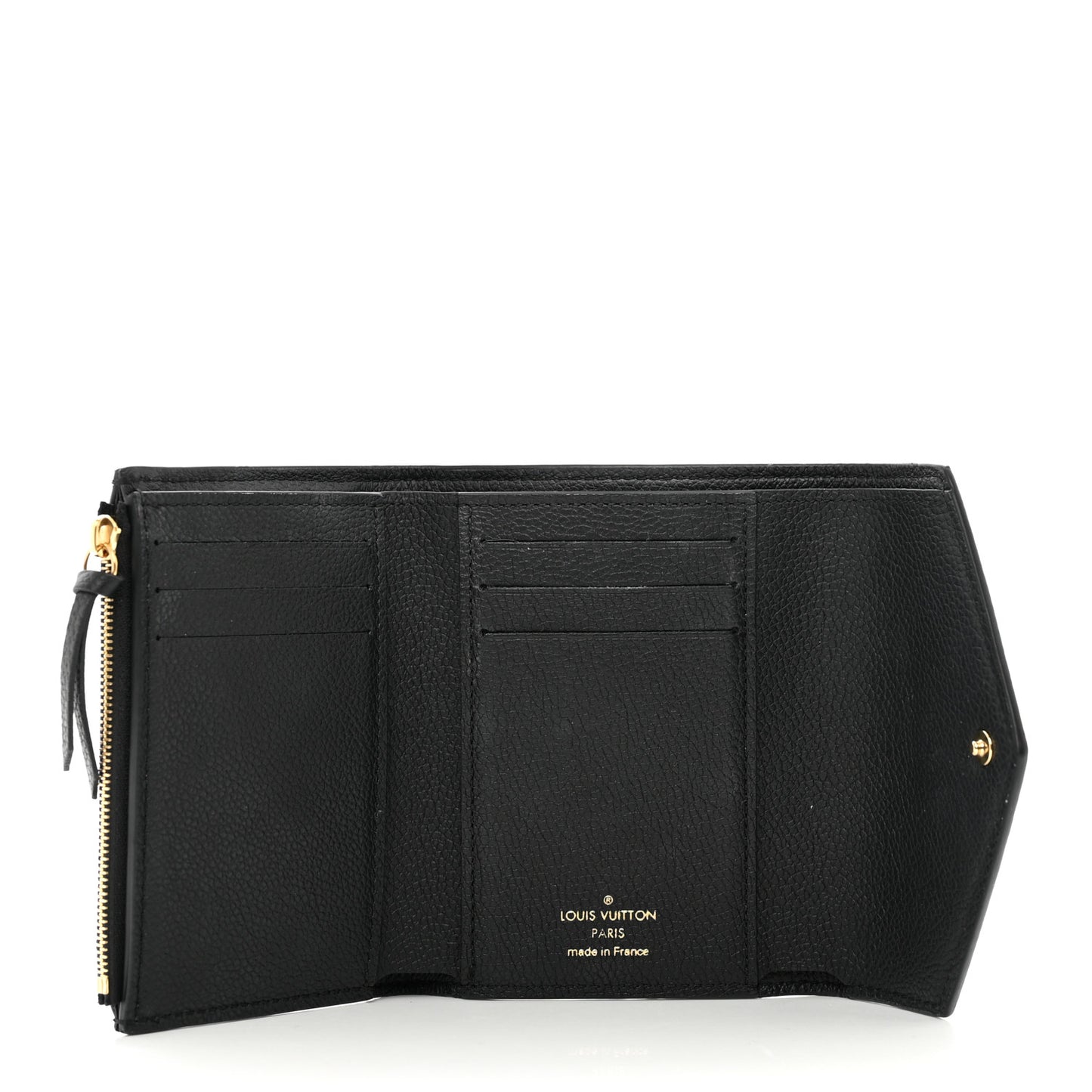 Empreinte Monogram Giant Victorine Wallet Black Beige