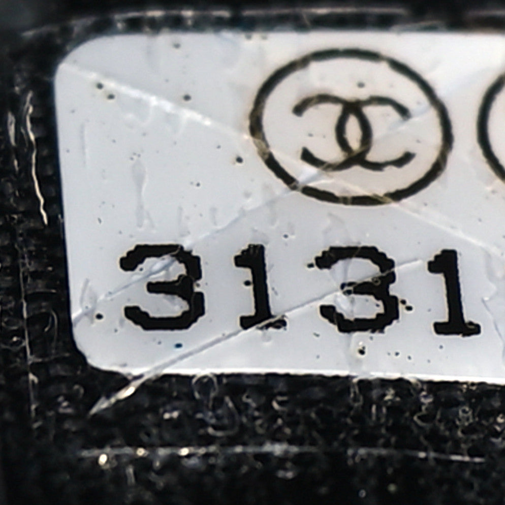 Lambskin Quilted Mini Camellia Bow Wallet On Chain WOC Black