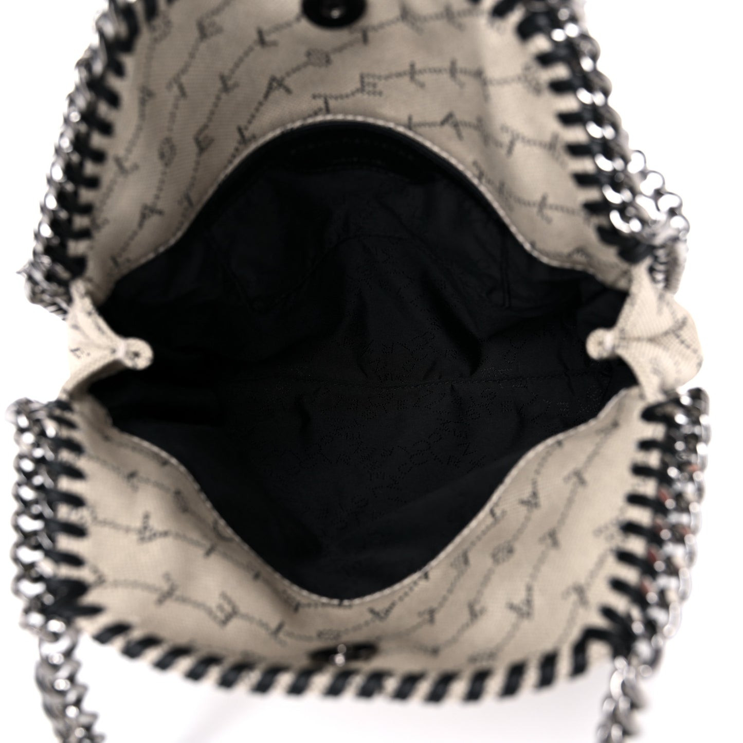 Canvas Logo Mini Falabella Tote Sand
