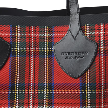 Burberry Vintage Check The Giant Reversible Tote Antique Yellow Bright Red 16 of 16