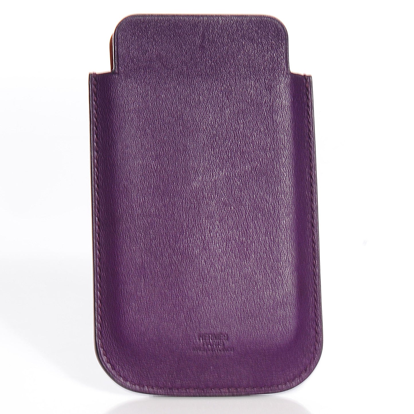 Swift Leather iPhone 4 4S Case Violet and Orange