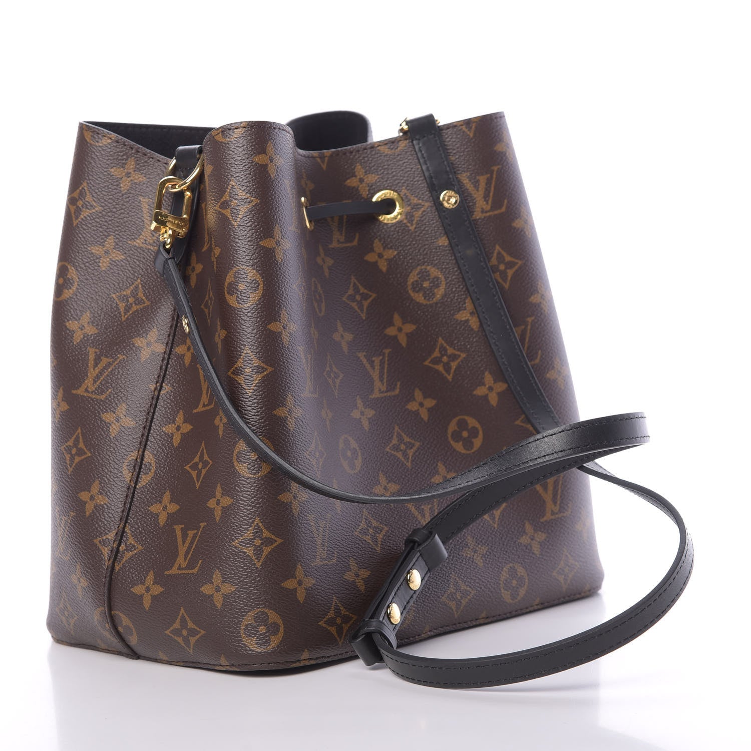 Louis Vuitton Monogram Neonoe MM Black 3 of 10