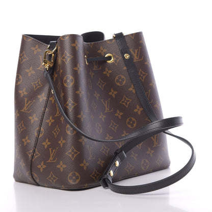 Louis Vuitton Monogram Neonoe MM Black 3 of 10