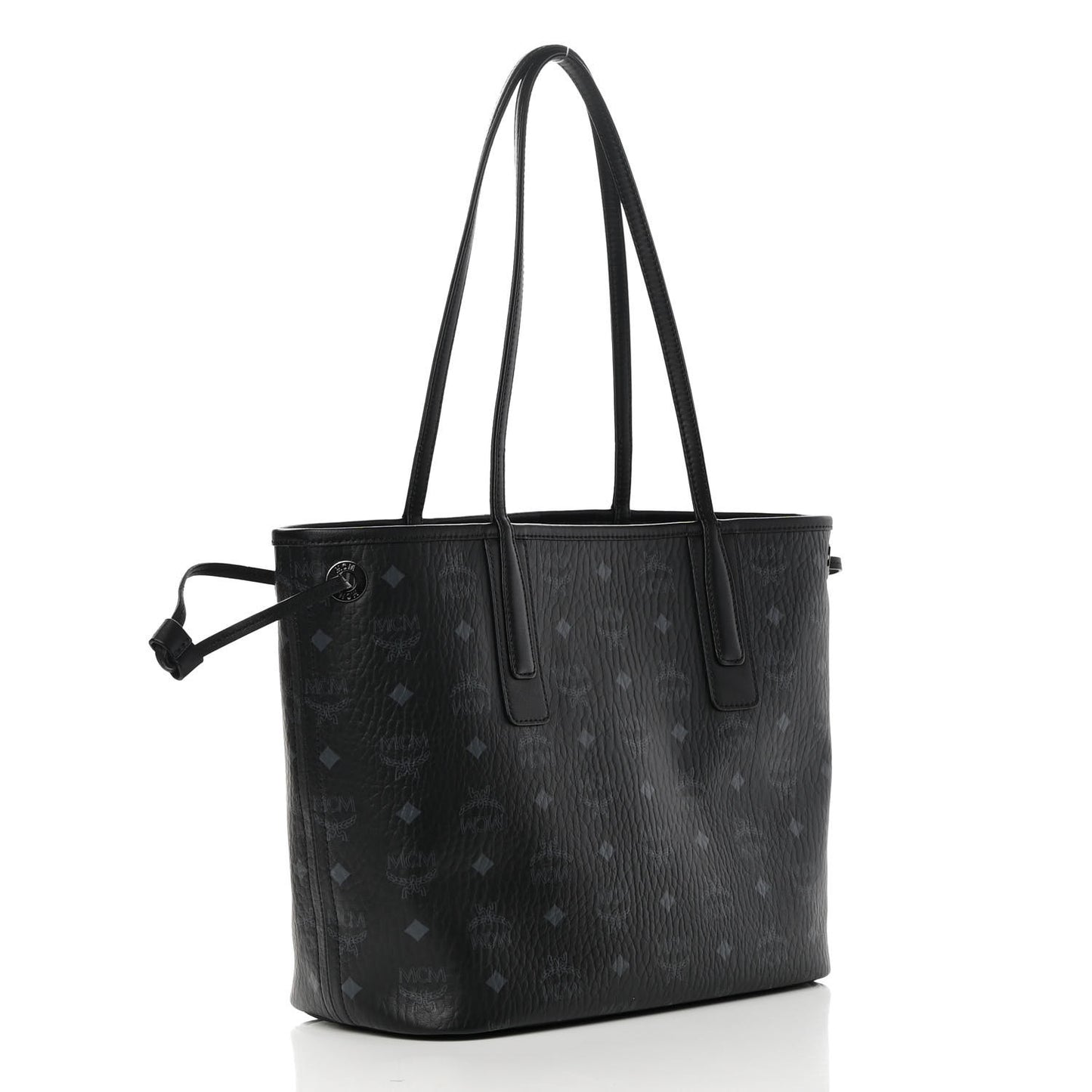 Visetos Small Liz Reversible Shopper Tote Black