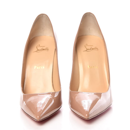 Christian Louboutin Patent Decollete 554 100 Pumps 40.5 Nude 2 of 13