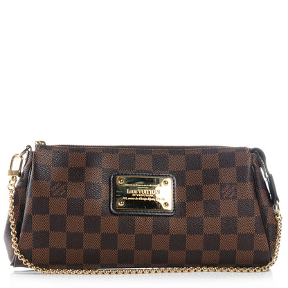 Louis Vuitton Damier Ebene Eva Clutch 1 of 8