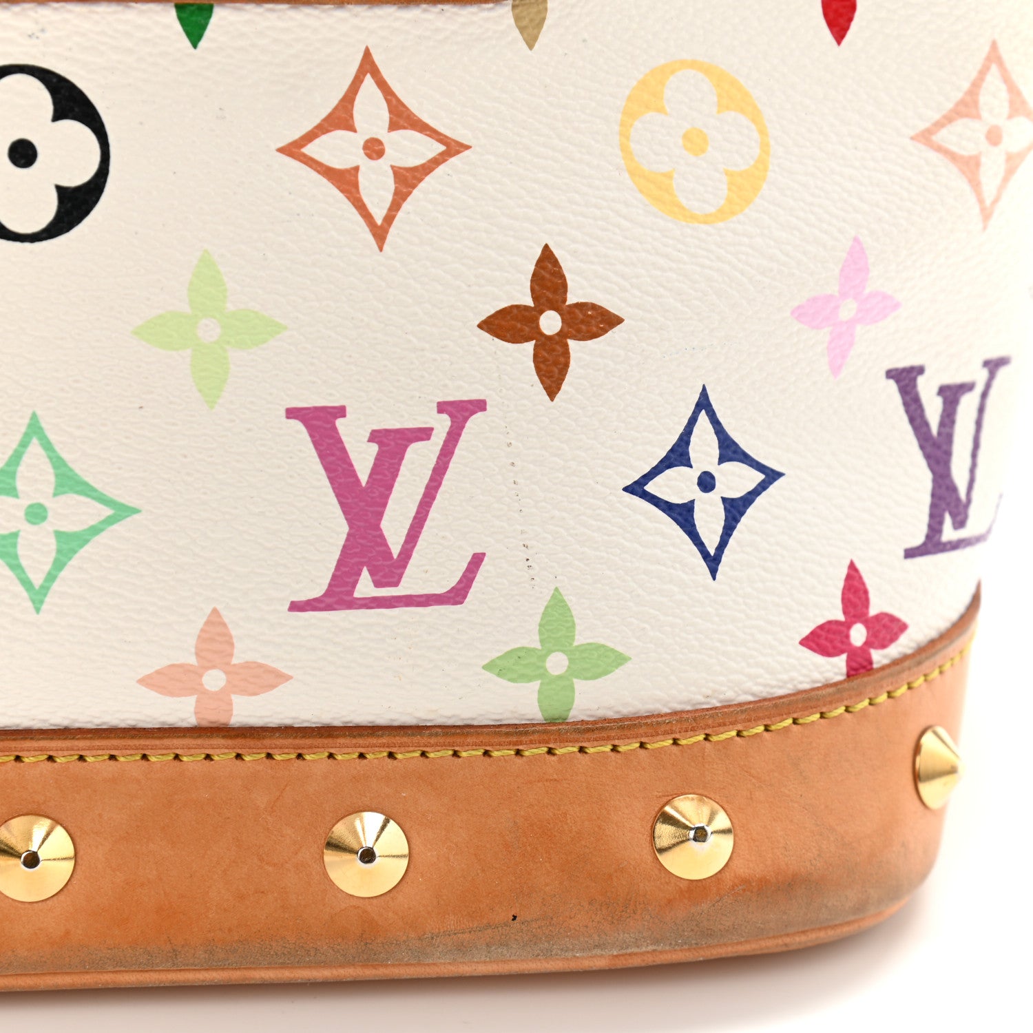 Louis Vuitton Monogram Multicolor Alma White 17 of 17