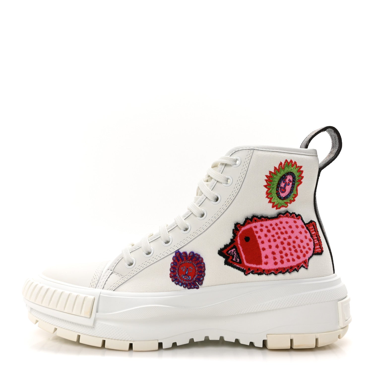 Louis Vuitton LV X YK Squad Sneaker Boot 37.5 White 1 of 9