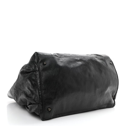 Balenciaga Agneau Classic Hardware Large Sunday Tote Black 4 of 8