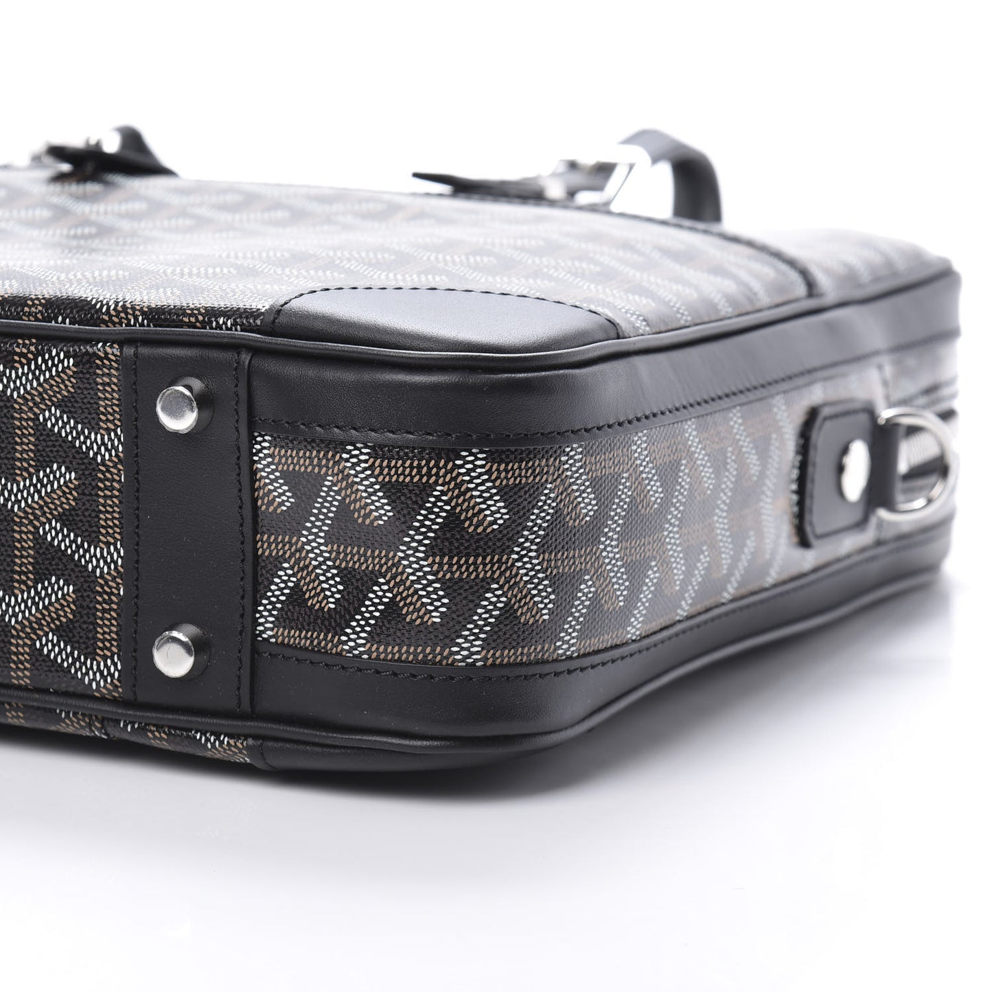 Goyardine Ambassade PM Briefcase Black