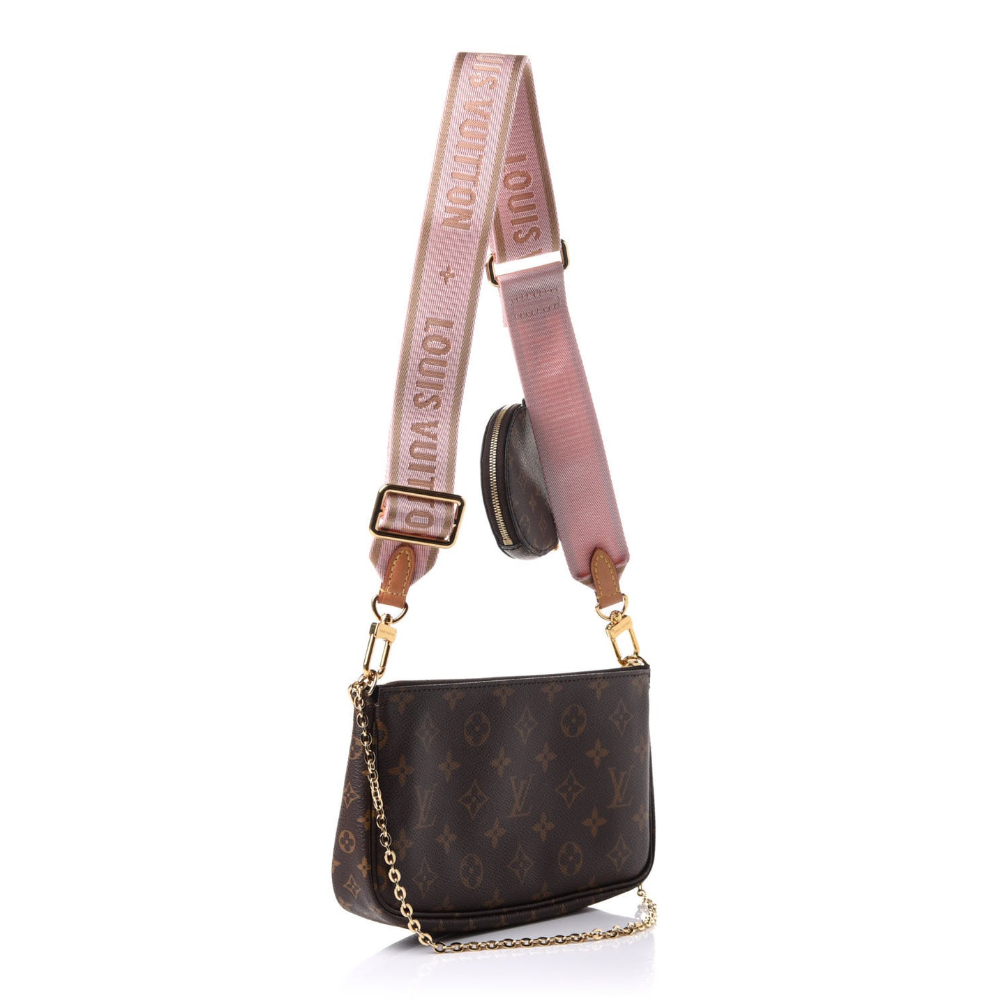 Monogram Multi Pochette Accessories Rose Clair