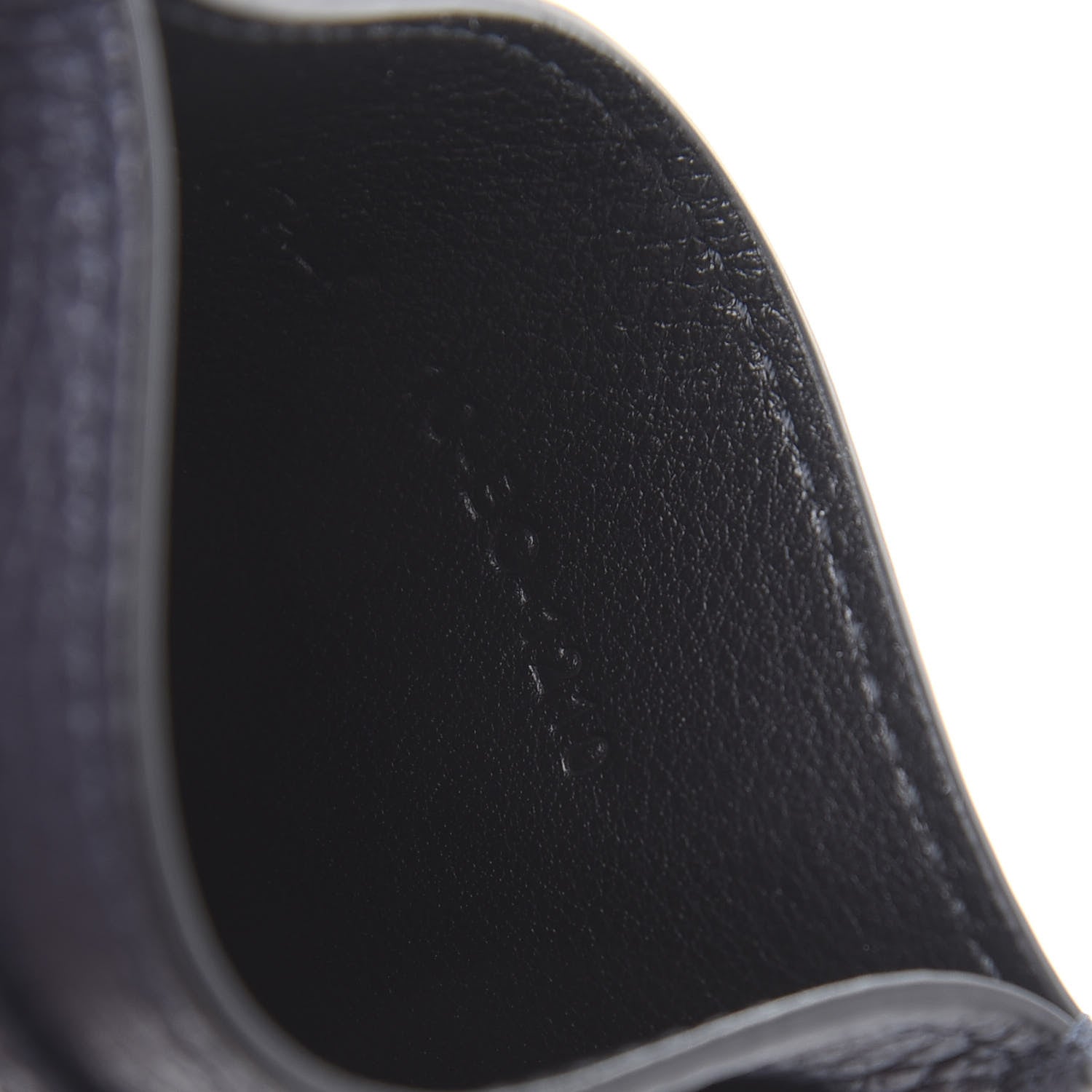 Christian Dior X SHAWN STUSSY Grained Calfskin Ox Head Card Holder Navy Blue 8 of 10