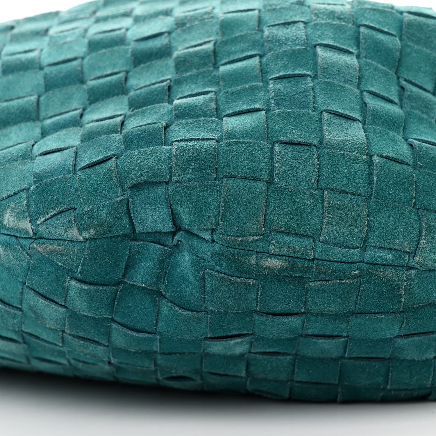 Bottega Veneta Suede Intrecciato Teen Jodie Hobo Petroleum Blue 10 of 10