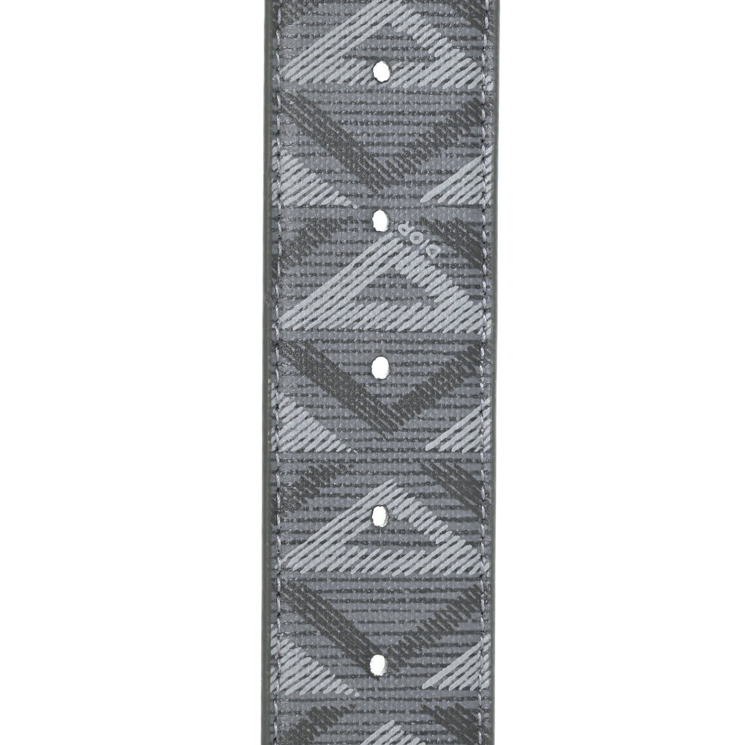 Christian Dior Diamond Canvas Belt 95 Grey 5 of 5