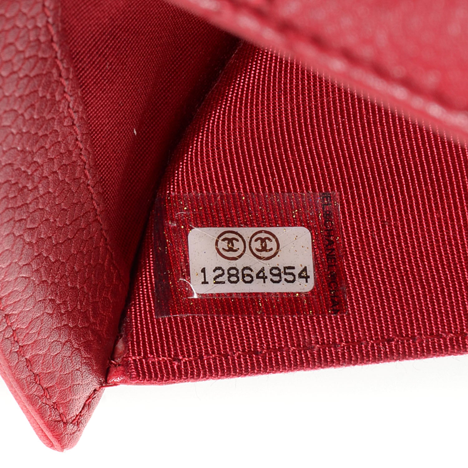 Chanel Caviar Quilted Long Flap Wallet Fuchsia 8 of 8