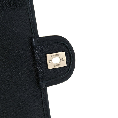 Chanel Caviar Quilted Large French Riviera Flap Black 7 of 11