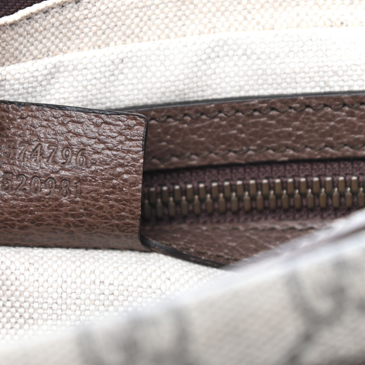Soft GG Supreme Monogram Medium Ophidia Belt Bag Dark Brown