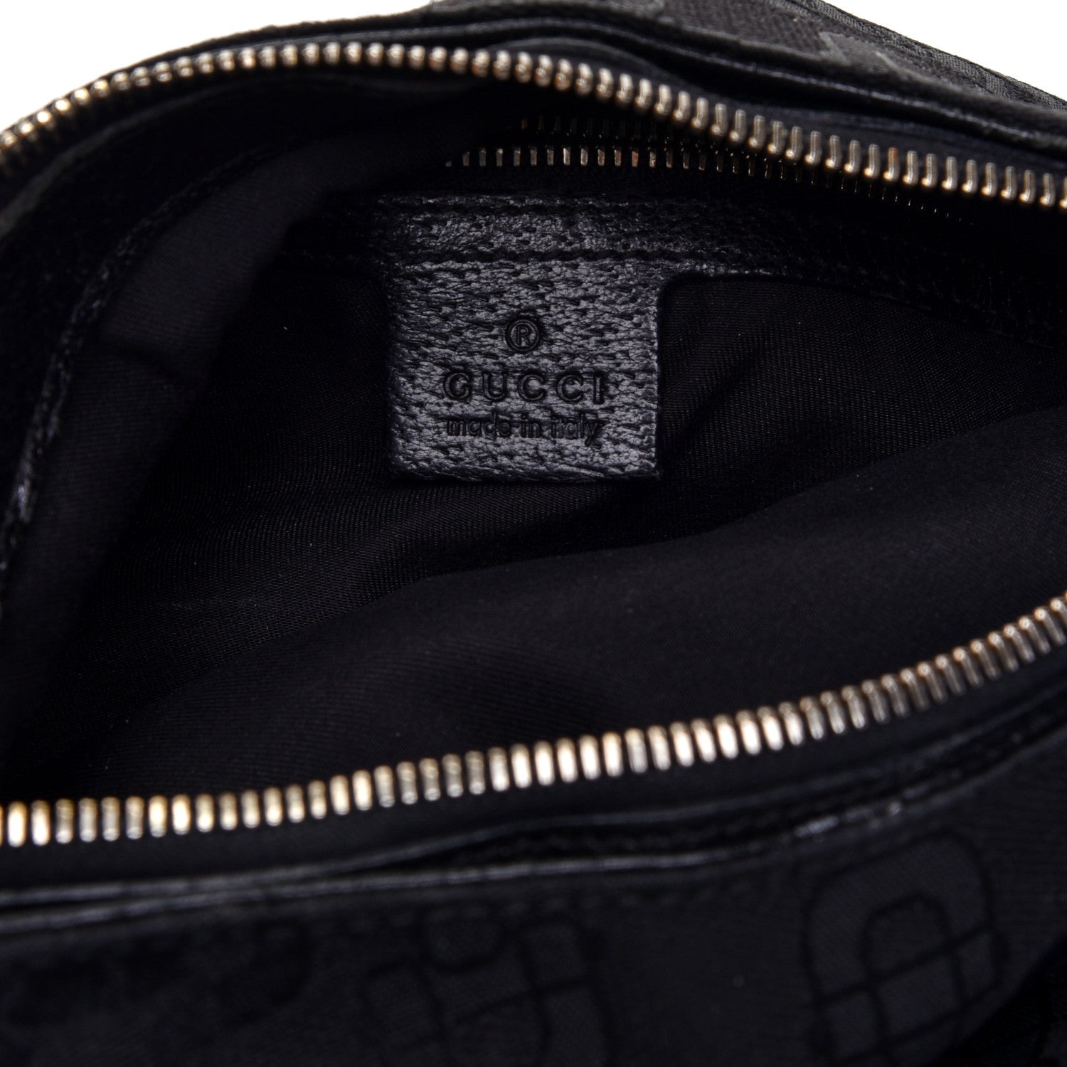Gucci Canvas Horsebit Creole Hobo Black 8 of 9