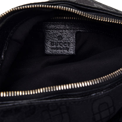 Gucci Canvas Horsebit Creole Hobo Black 8 of 9