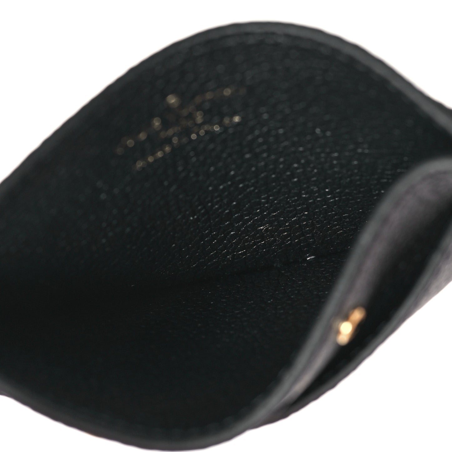 Empreinte Card Holder Black Beige