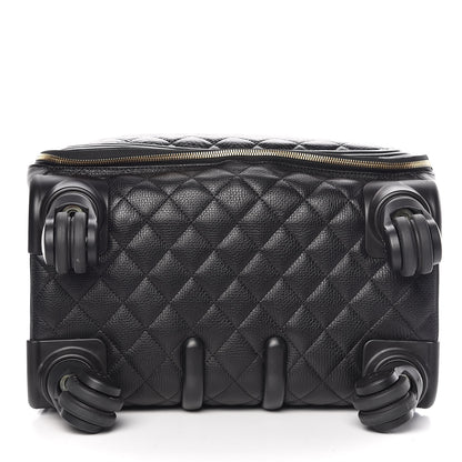 Chanel Calfskin Quilted Coco Case Trolley Black 9 of 15
