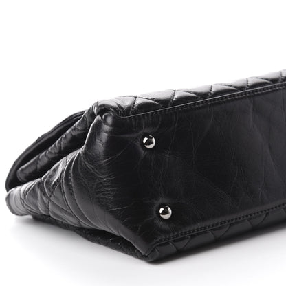 Chanel Glazed Calfskin Quilted Medium Lady Pearly Flap Black 6 of 13