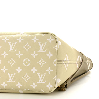 Louis Vuitton Monogram Giant Spring In The City Neverfull MM Sunset Kaki 9 of 10