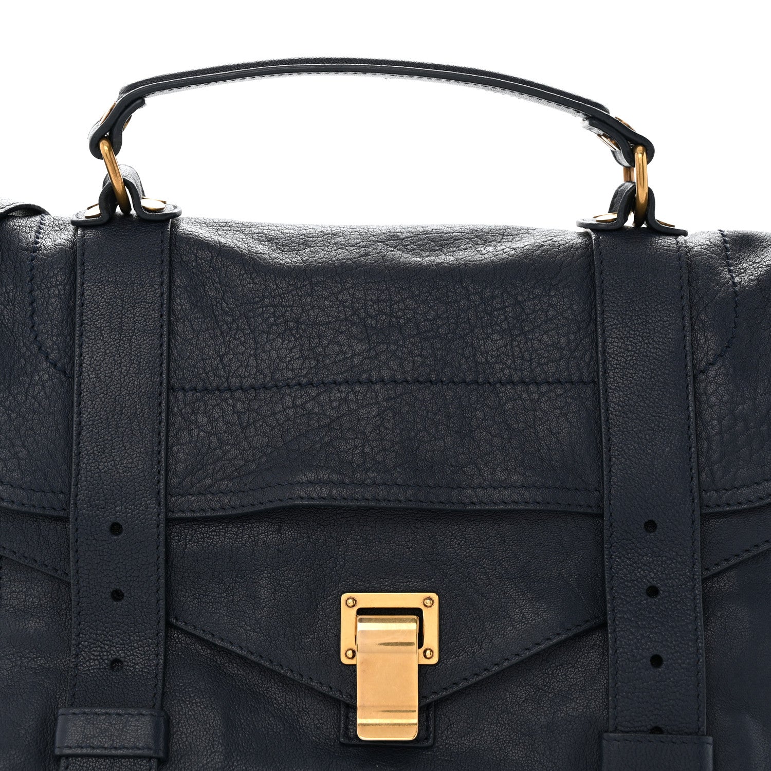 Proenza Schouler Lambskin Medium PS1 Satchel Midnight 10 of 17