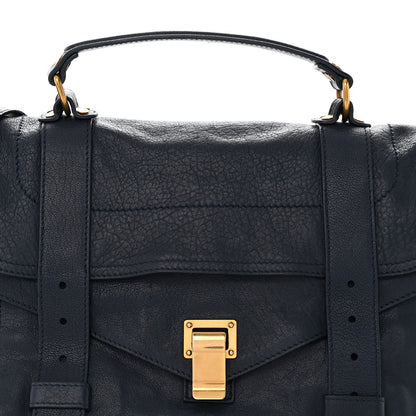Proenza Schouler Lambskin Medium PS1 Satchel Midnight 10 of 17