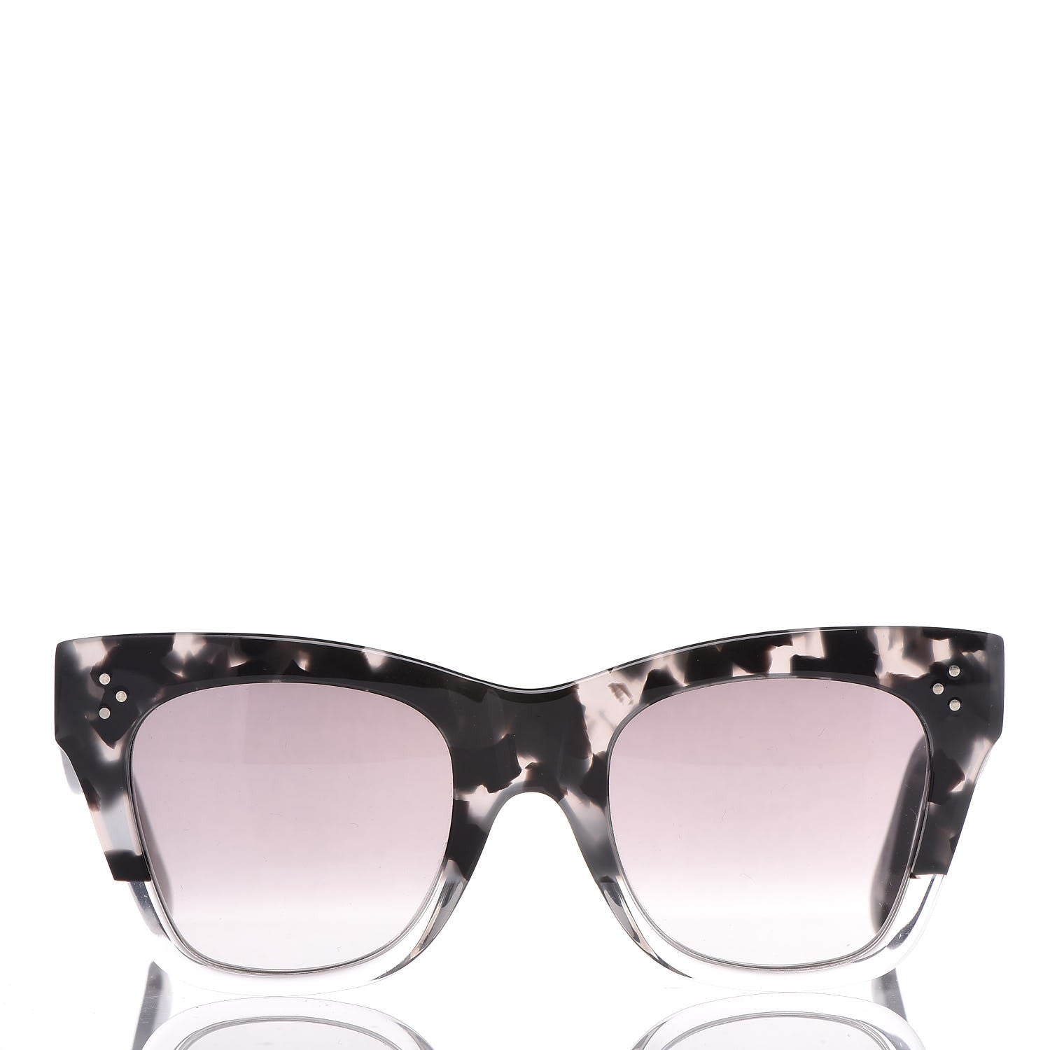 Celine Shadow Havana Sunglasses CL40001I Grey Black 2 of 6