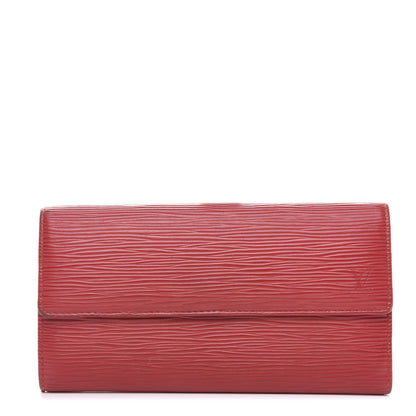 Louis Vuitton Epi Sarah Wallet Castillan Red 1 of 10