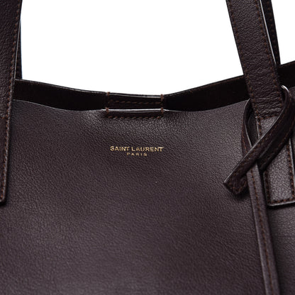 Saint Laurent Calfskin Large Shopping Tote Amaranto 12 of 13