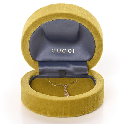 Gucci 18K Yellow Gold Diamantissima Pendant Necklace 7 of 7