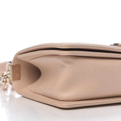Chanel Lambskin Quilted Medium Boy Flap Light Beige 5 of 10