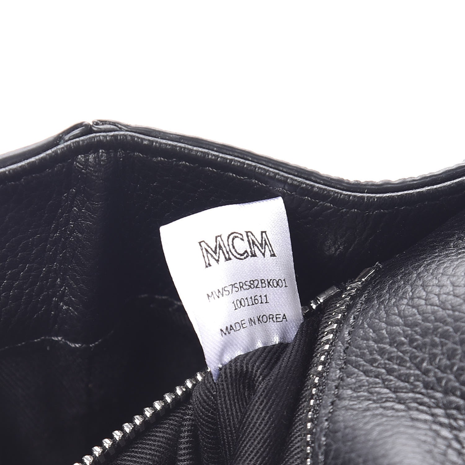 MCM Metallic Grained Calfskin Studded Mini Catherine Crossbody Bag Black 8 of 11