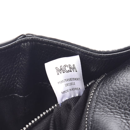 MCM Metallic Grained Calfskin Studded Mini Catherine Crossbody Bag Black 8 of 11