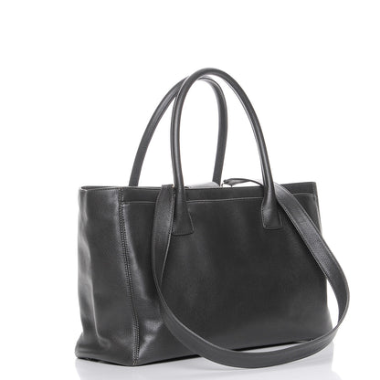 Chanel Calfskin Cerf Executive Shopper Tote Grey 4 of 12