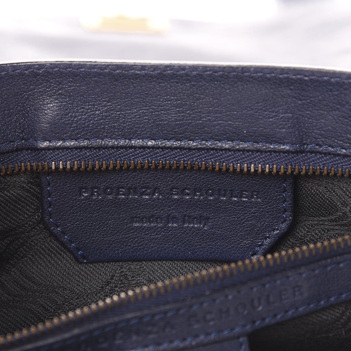 Lambskin Large PS1 Satchel Midnight