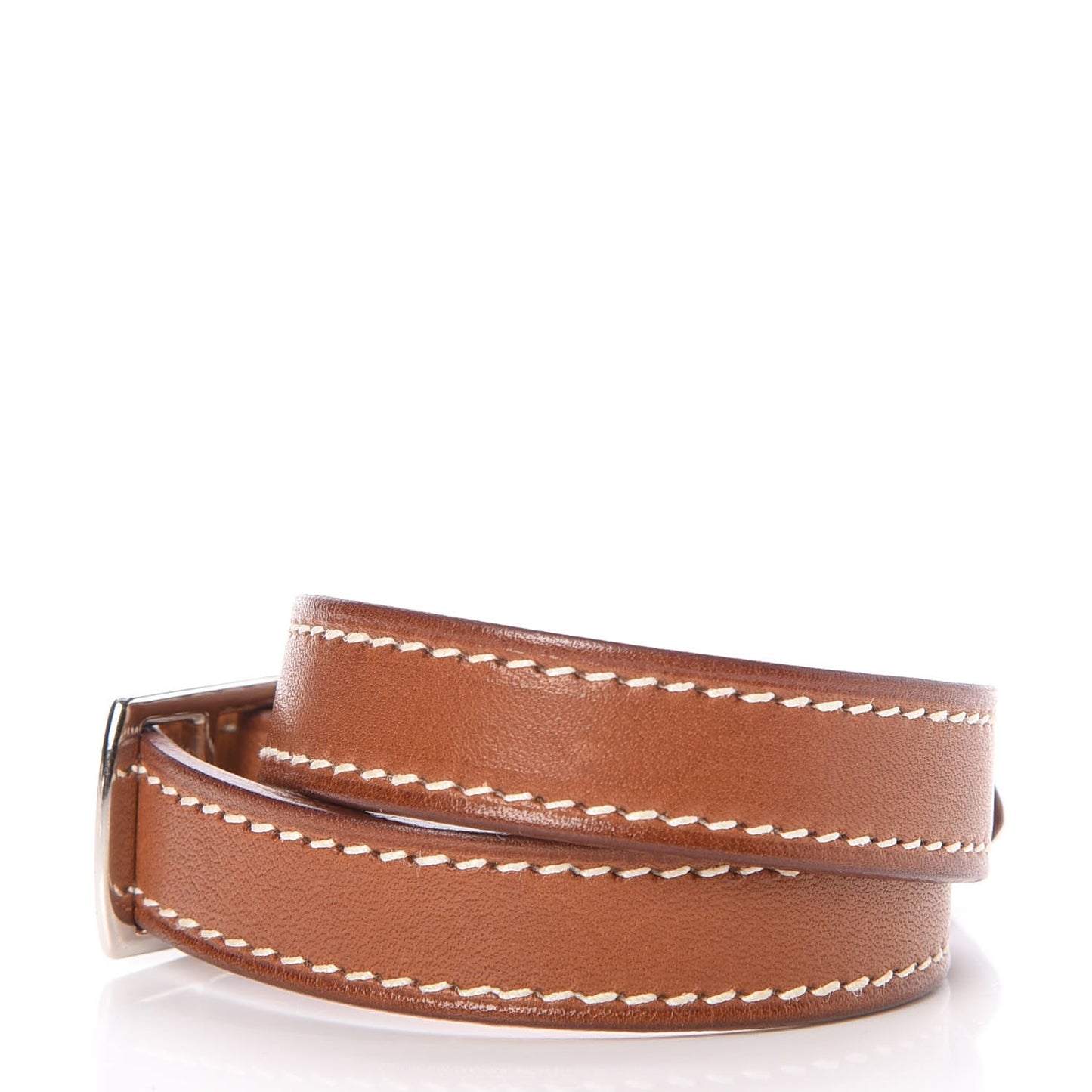 Barenia Etriviere Double Tour Bracelet XS Fauve