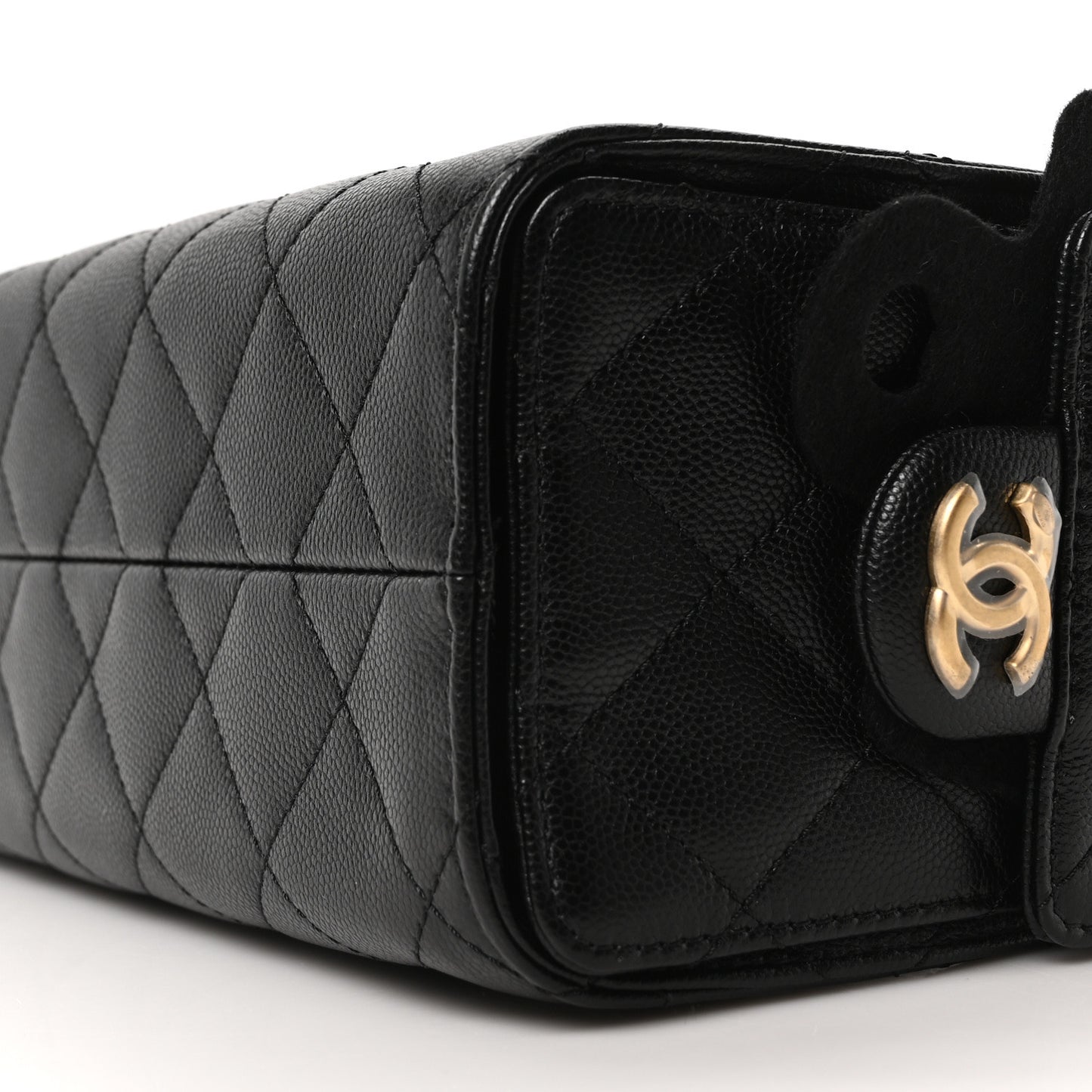 Caviar Quilted Mini Chanel 25 Handbag Black