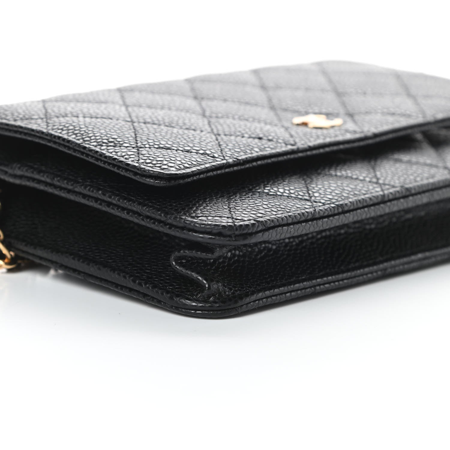 Chanel Caviar Quilted Wallet On Chain WOC Black 10 of 14