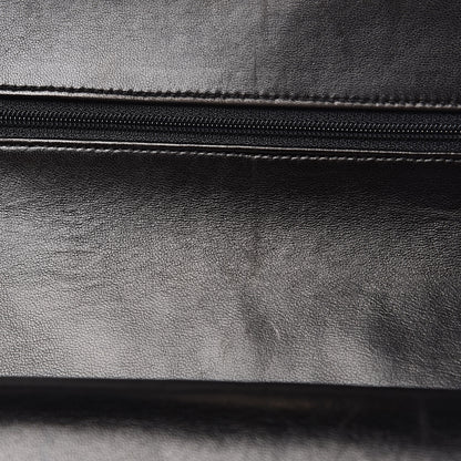 Chanel Lambskin Quilted Medium Double Flap Black 11 of 16