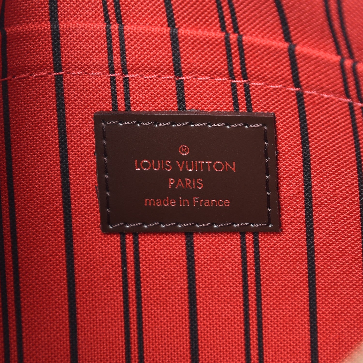 Louis Vuitton Damier Ebene Neverfull MM GM Pochette 6 of 7
