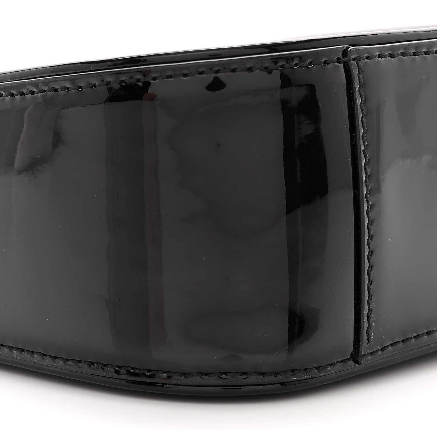 Saint Laurent Patent Le 5 A 7 Hobo Black 9 of 13