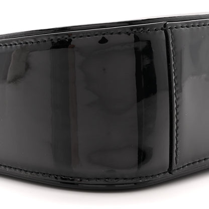 Saint Laurent Patent Le 5 A 7 Hobo Black 9 of 13