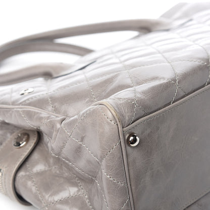 Chanel Glazed Calfskin Small New Portobello Grey 10 of 12