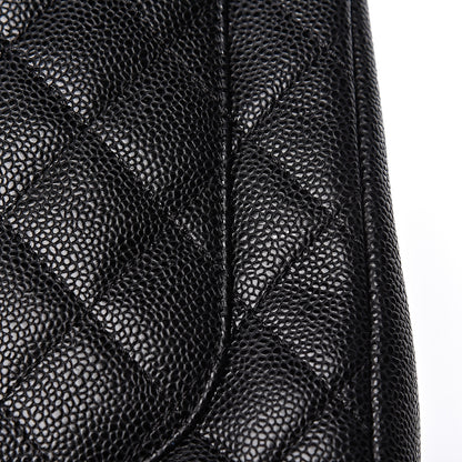 Chanel Caviar Quilted Grand Shopping Tote GST Black 12 of 13