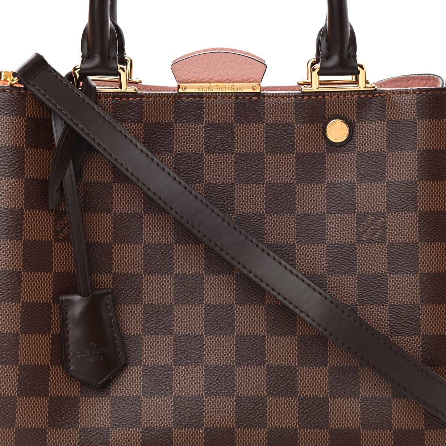 Damier Ebene Cuir Taurillon Brittany Magnolia